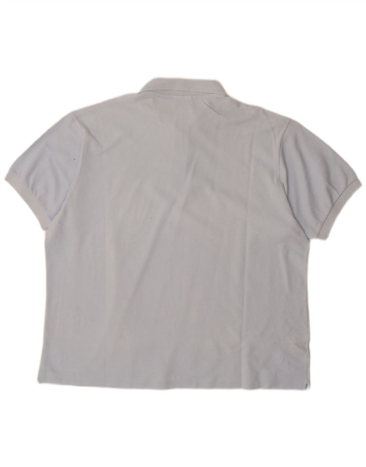 Ανδρικό μπλουζάκι πόλο LACOSTE Νούμερο 7 2XL Μπλε βαμβακερό