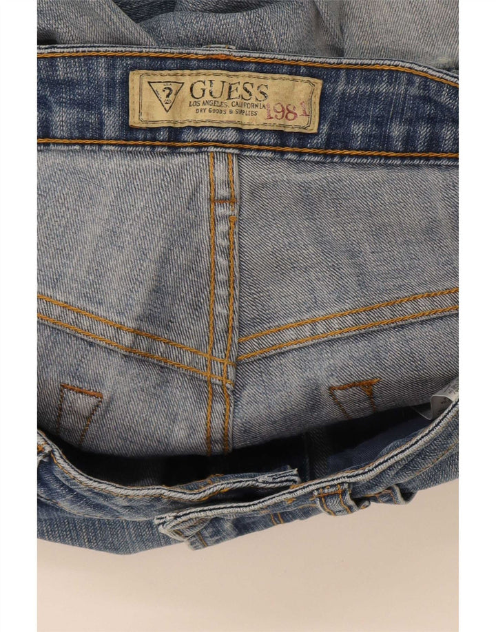 Ανδρικό τζιν ίσιο Guess W32 L29 Μπλε βαμβακερό