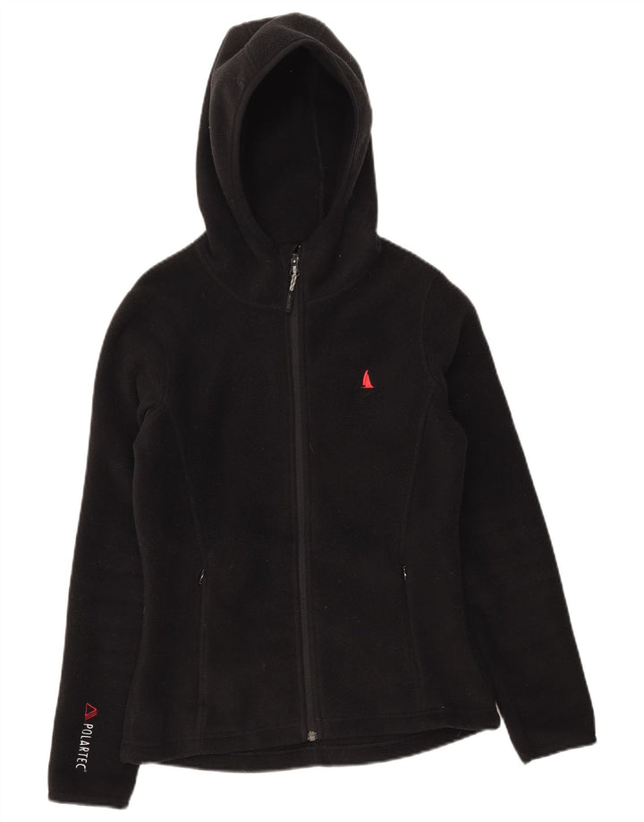 Musto Γυναικείο Μπουφάν Polartec με κουκούλα Fleece UK 8 Μικρός Μαύρος Πολυεστέρας