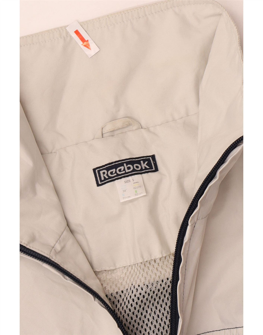 Ανδρικό πουλόβερ Rain Jacket REEBOK UK 36 Small Navy Blue Colorblock