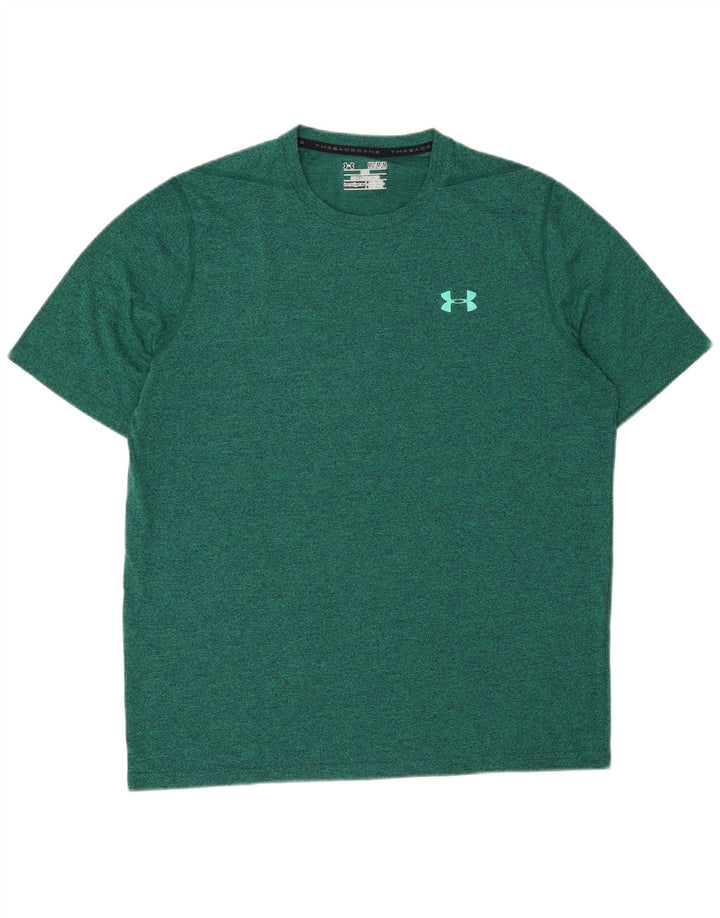 Under Armour Ανδρικό φαρδύ T-Shirt Top Medium Green Flecked