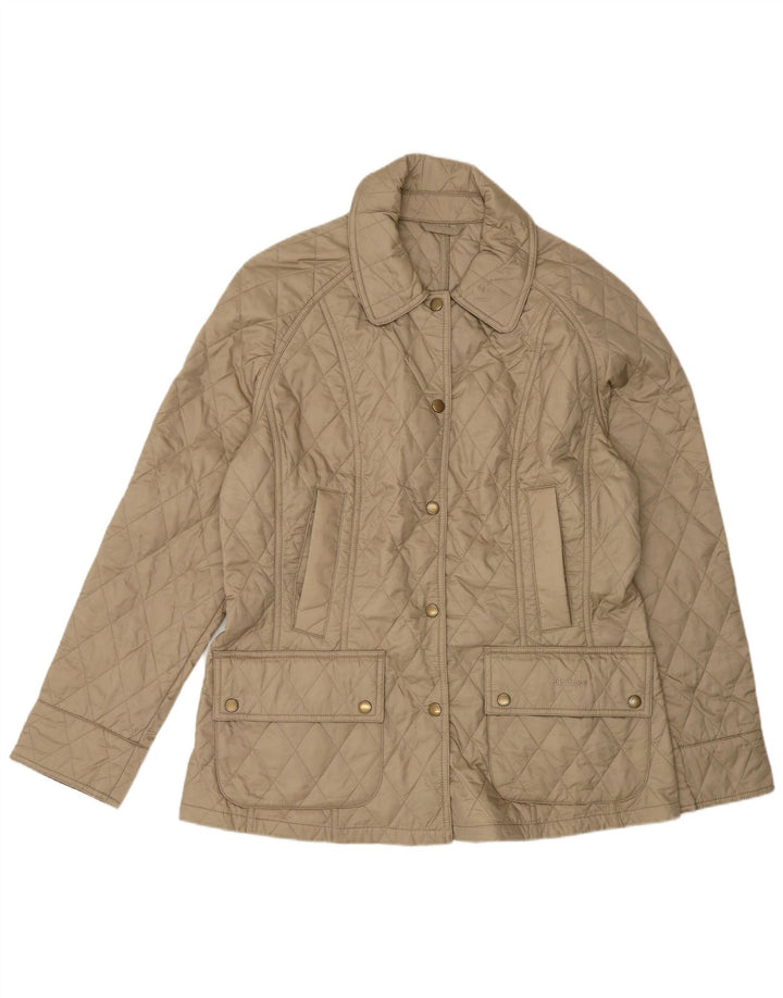Γυναικείο καπιτονέ μπουφάν Barbour UK 12 Medium Beige Polyamide