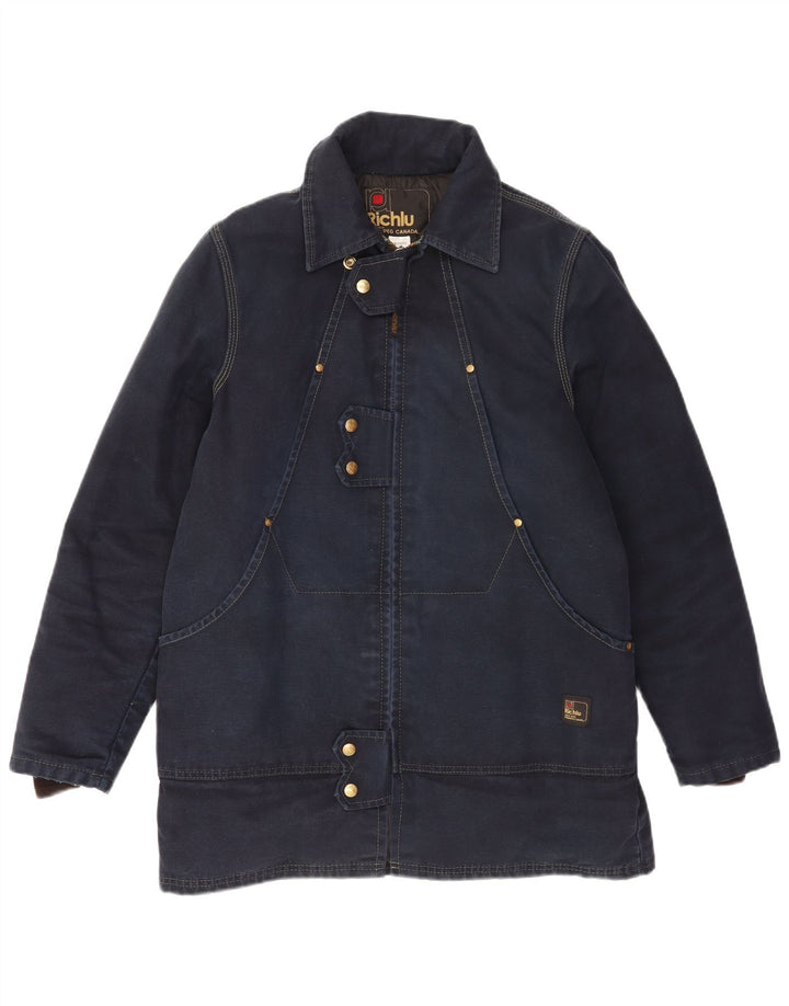 Ανδρικό μπουφάν με επένδυση Richlu UK 36 Small Navy Blue Cotton