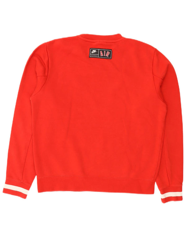 Ανδρικό φούτερ Nike Graphic Loose Fit Jumper XS Red Colourblock Βαμβακερό
