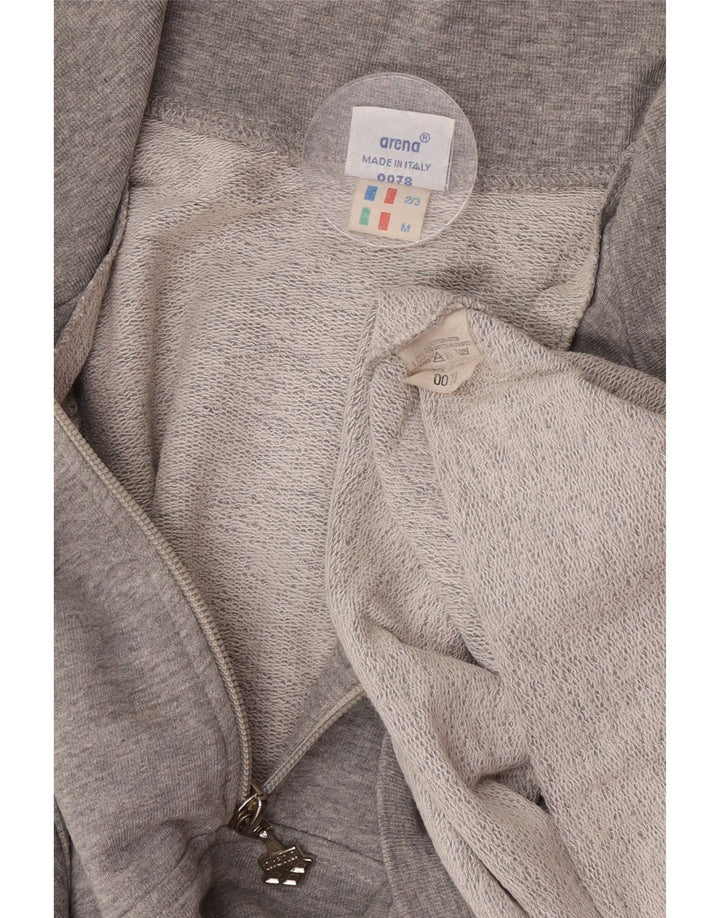 Ανδρική φούτερ με γραφικό φερμουάρ Arena Jumper με μεσαίο γκρι χρώμα