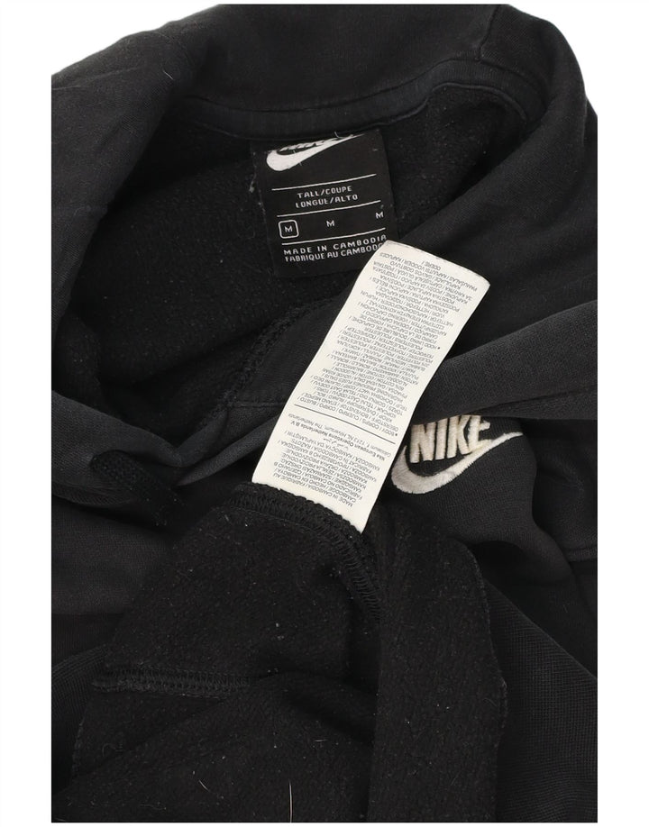 Ανδρικό ψηλό φούτερ Nike, μαύρο βαμβακερό