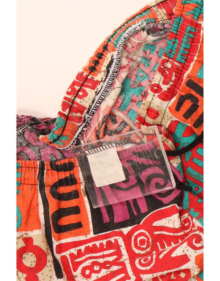 Vintage Ανδρικό Σορτς XL W38 Πολύχρωμο Βαμβακερό Patchwork