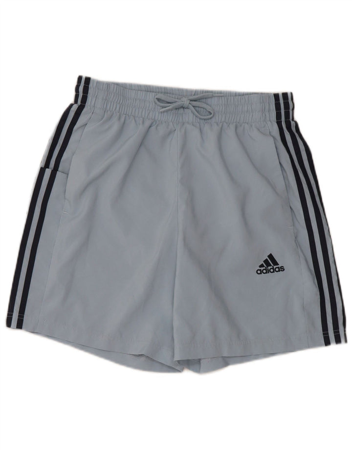 Γυναικείο αθλητικό σορτς ADIDAS UK 14 Medium Blue Polyester