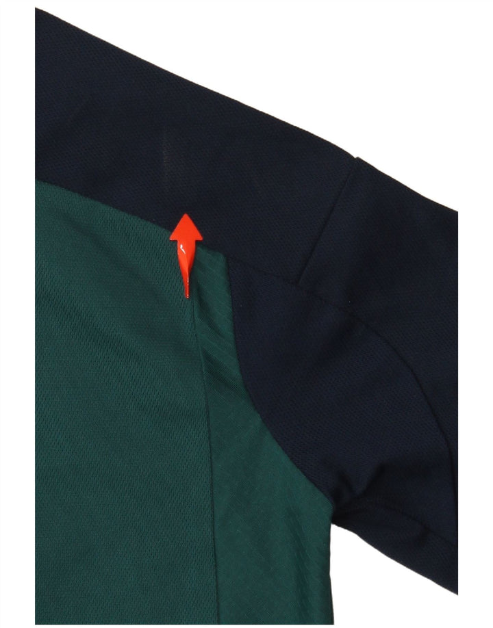 Κορυφαίο γραφικό μπλουζάκι ADIDAS Boys Fly Emirates 9-10 ετών πράσινο χρώμα