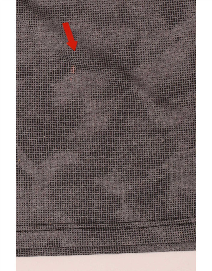 Adidas Ανδρικό T-Shirt Climalite Top Small Grey Camouflage Polyester