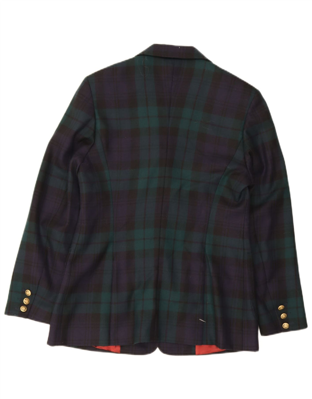 Charles Robertson Γυναικείο Μπλέιζερ Μπουφάν UK 14 Large Navy Blue καρό