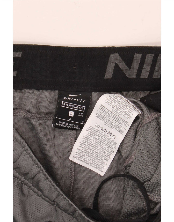 Ανδρικά σορτς Nike Dri Fit Standard Αθλητικά Σορτς Μεγάλο Γκρι Χρώμα Πολυεστέρας