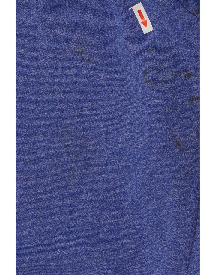 Ανδρικό γραφικό φούτερ Superdry Jumper μεγάλο μπλε βαμβακερό