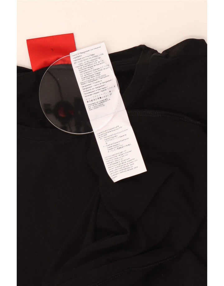 Ανδρικό T-Shirt Hugo Boss Top Μικρό μαύρο βαμβακερό