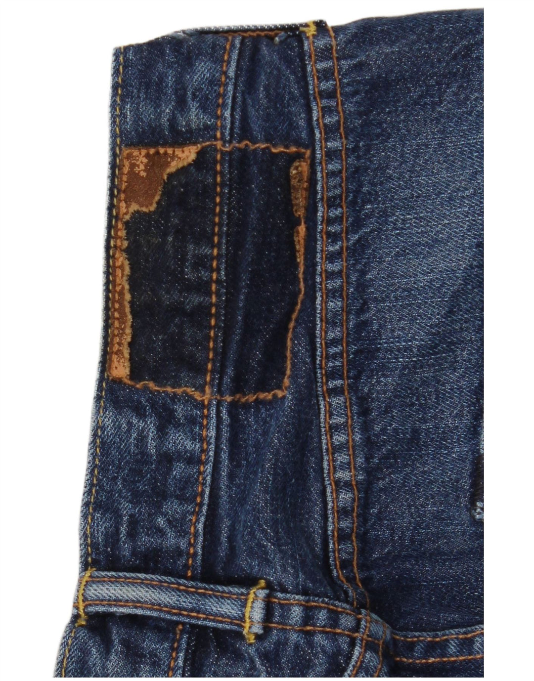 Ανδρικό τζιν Levi's Straight W28 L32 Navy Blue Cotton