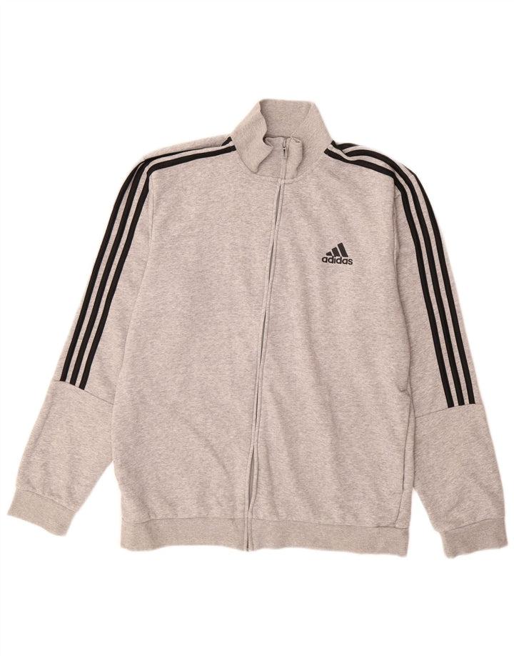 Ανδρική φόρμα ADIDAS Top Jacket UK 44/46 μεγάλο γκρι βαμβακερό