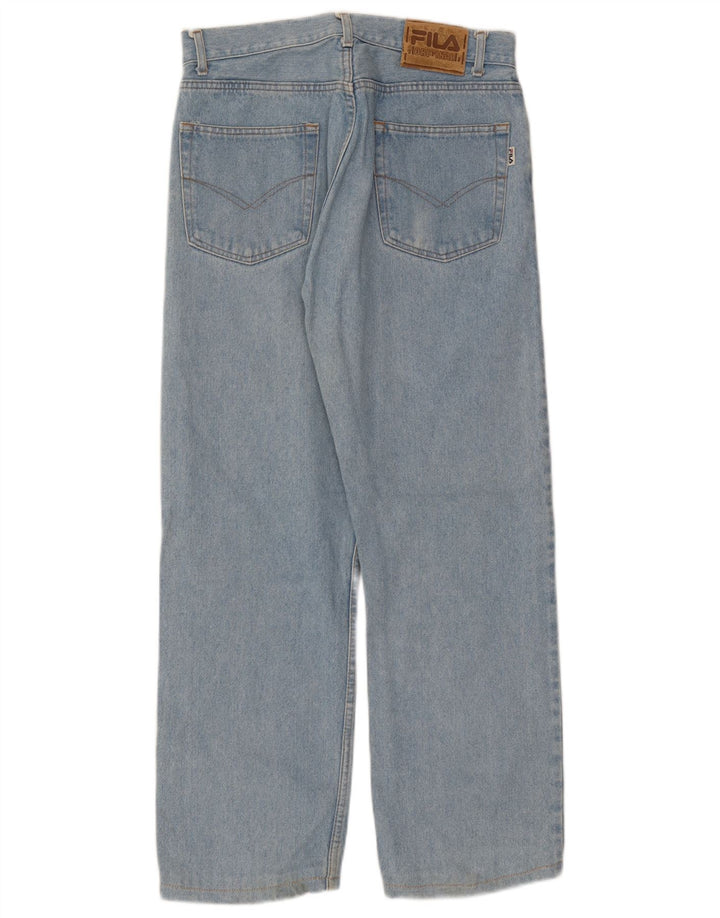 FILA Mens Straight Jeans W30 L28 Blue