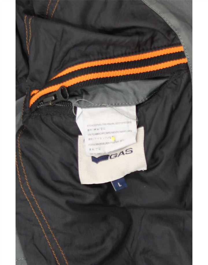 Ανδρικό μπουφάν Gas Hooded Bomber padded Jacket UK 40 Large Grey Polyamide