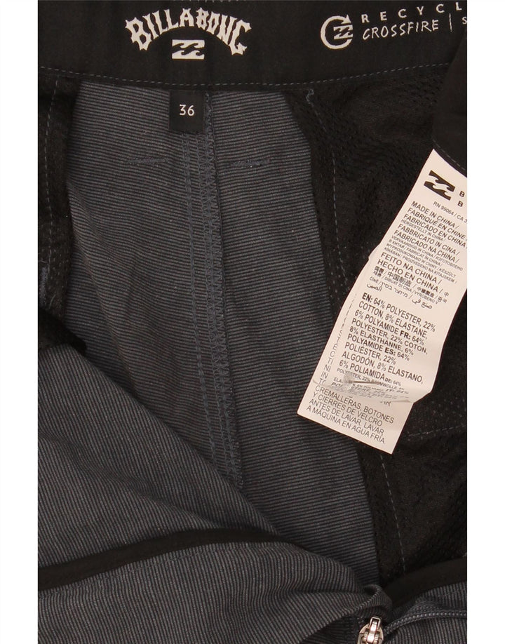 Ανδρικό σορτς Chino Billabong W36 με μεγάλο γκρι πολυεστέρα