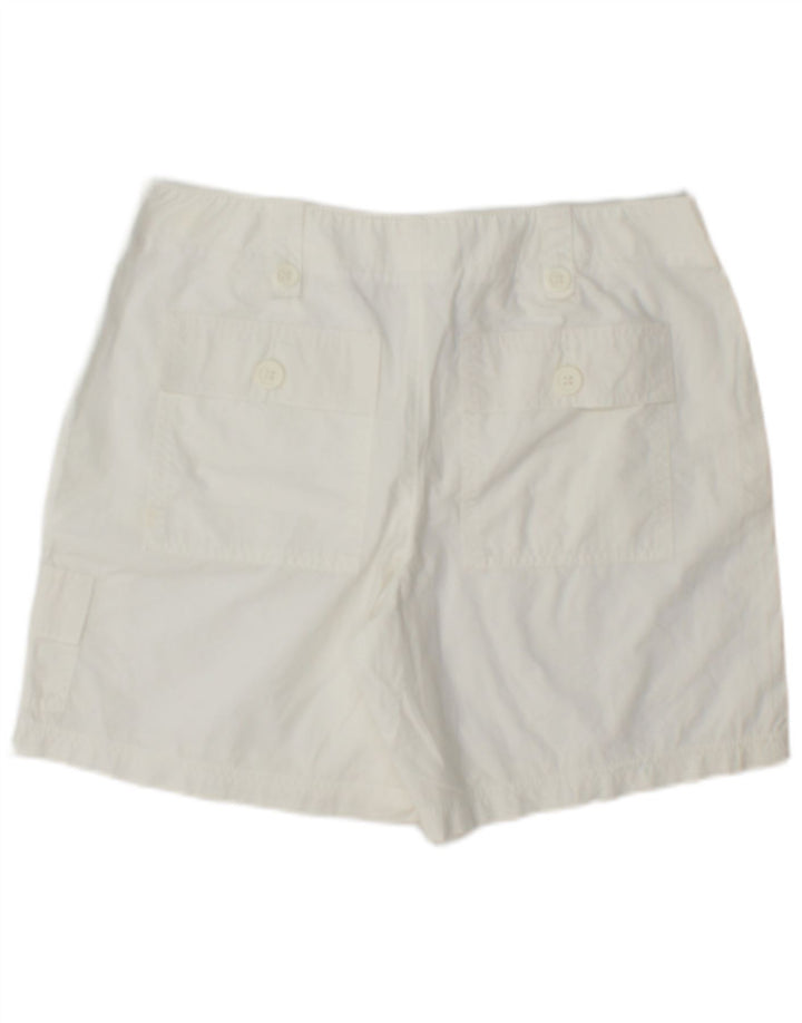 Marks & Spencer Γυναικείο Σορτς Cargo UK 12 Medium W32 Λευκό βαμβακερό