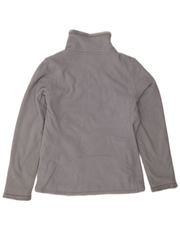THE NORTH FACE Γυναικείο Fleece Jacket UK 14 Medium Grey Polyester