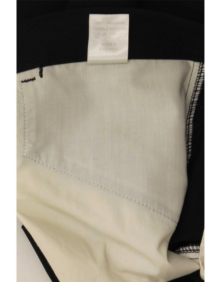 Ανδρικό ίσιο casual παντελόνι Farah W38 L29 Μαύρο πολυεστέρα