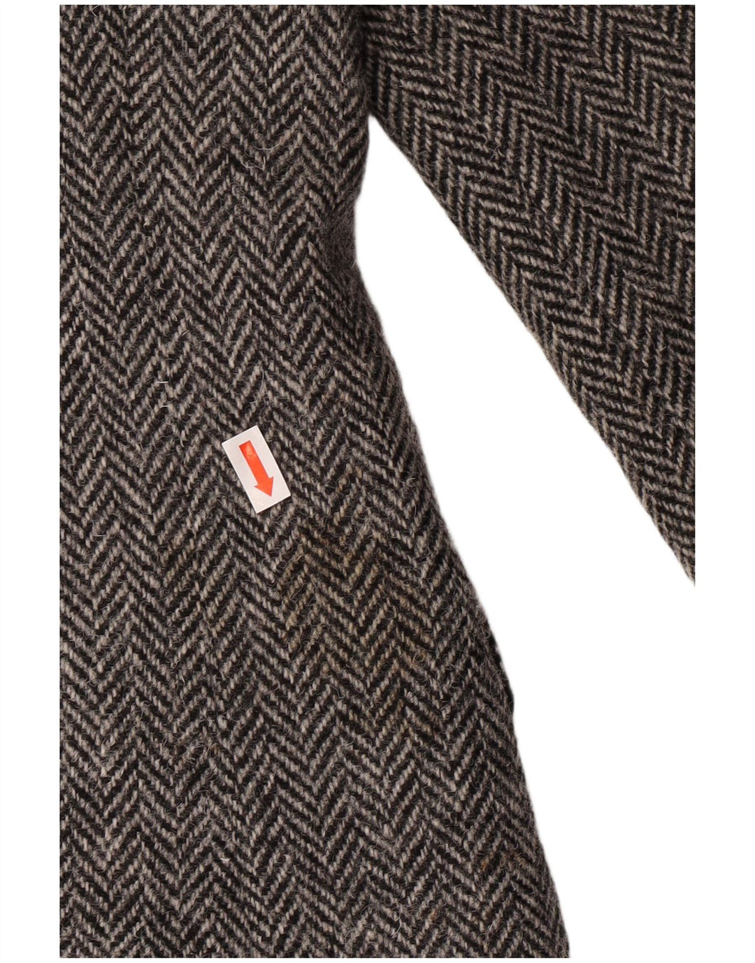 Ανδρικό σακάκι HARRIS TWEED UK 40 Large Grey Pearringbone Classic