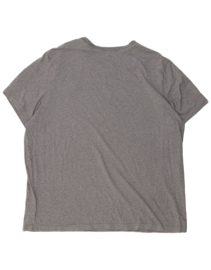 JORDAN Ανδρικό T-Shirt Top 3XL Γκρι βαμβακερό