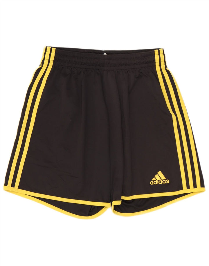 Αθλητικά σορτς ADIDAS για αγόρια Climalite 11-12 ετών Μεσαίο μαύρο πολυεστέρα
