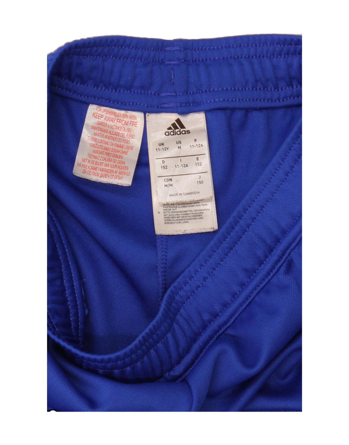 ADIDAS Boys Climacool Tracksuit Trousers 11-12 Years  Blue Polyester Vintage Adidas and Second-Hand Adidas from Messina Hembry 
