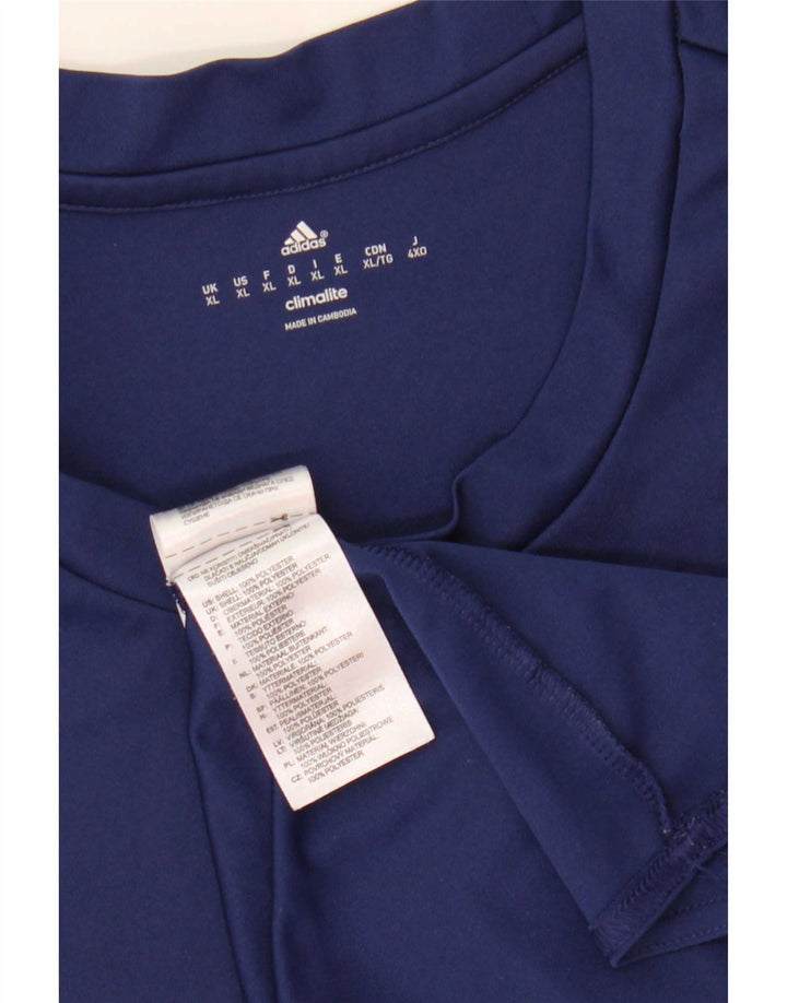 Adidas Ανδρικό T-Shirt Climalite Top XL Navy Blue Polyester