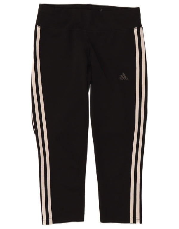 Γυναικεία κολάν ADIDAS Climalite Capri UK 8/10 Small Black Polyester
