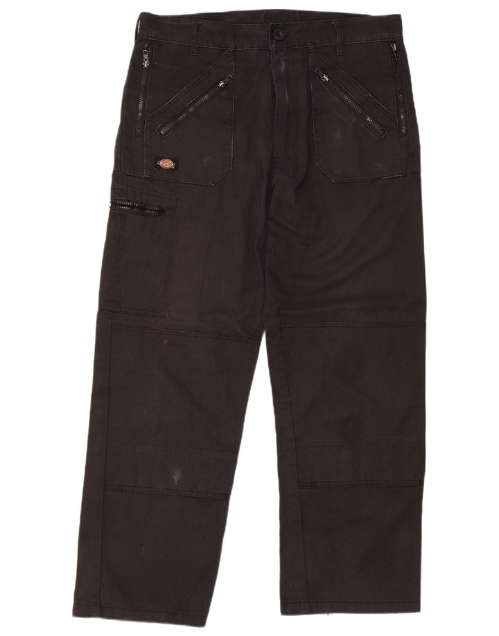 Ανδρικό ίσιο παντελόνι Cargo Dickies W34 L29 Μαύρο πολυεστέρα