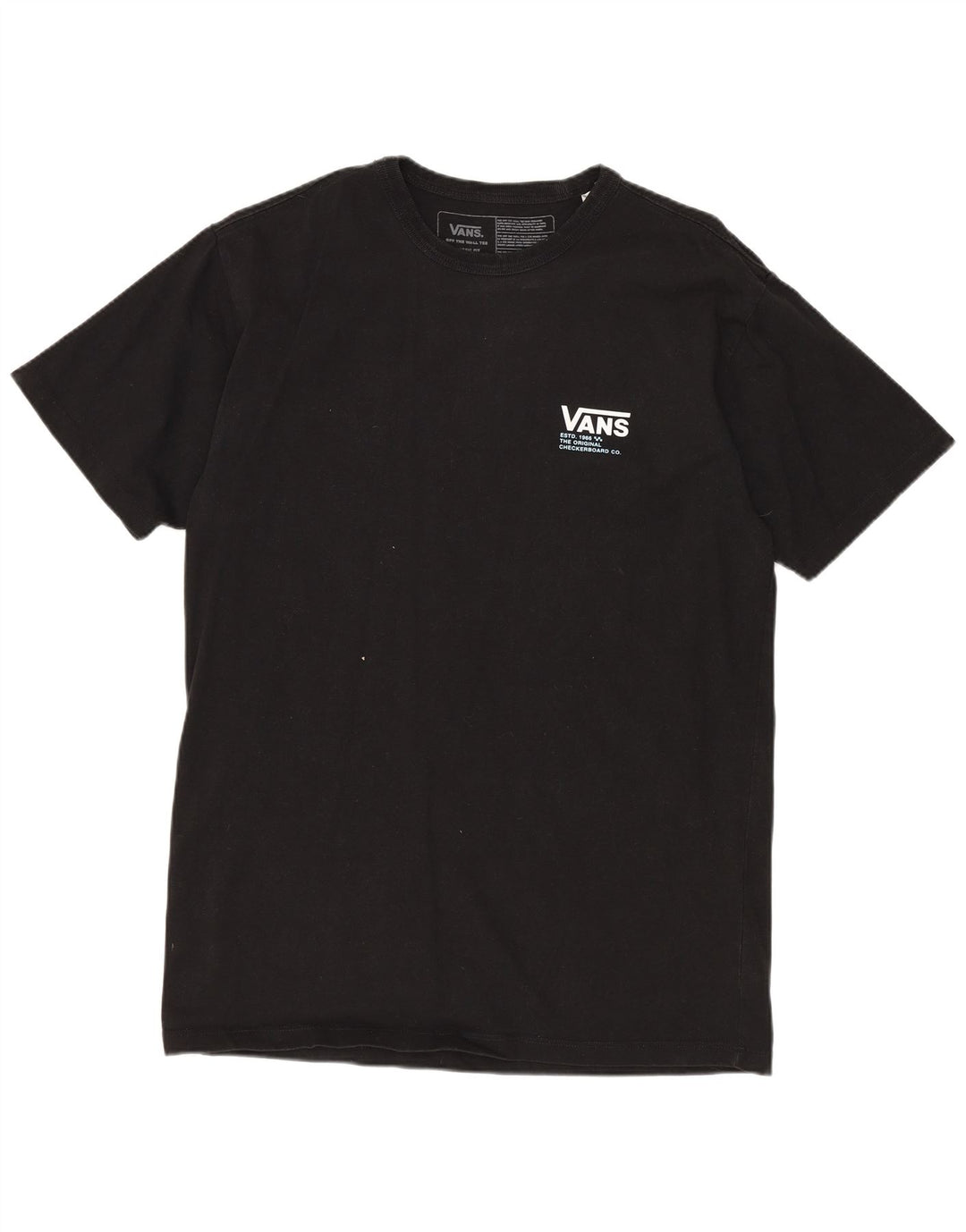 Γραφικό T-Shirt Ανδρικό VANS Classic Fit Top Μεσαίο μαύρο βαμβακερό