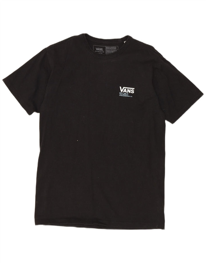 Γραφικό T-Shirt Ανδρικό VANS Classic Fit Top Μεσαίο μαύρο βαμβακερό