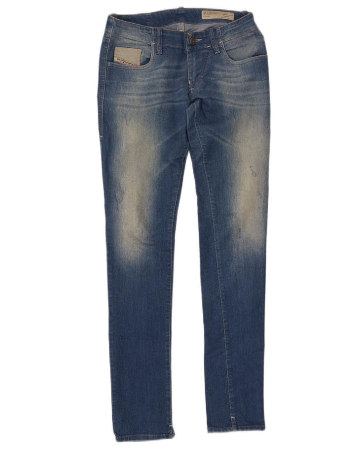 DIESEL Γυναικείο Grupee Super Skinny Jeans W26 L33 Μπλε βαμβακερό