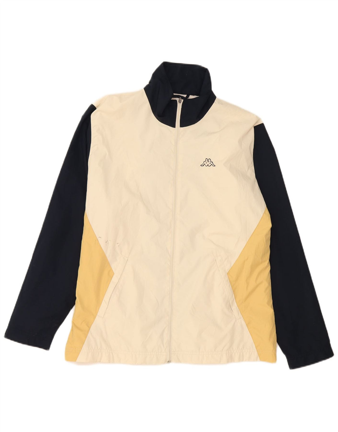 Γυναικεία φόρμα Kappa Top Jacket UK 18 XL Beige Colourblock Polyester