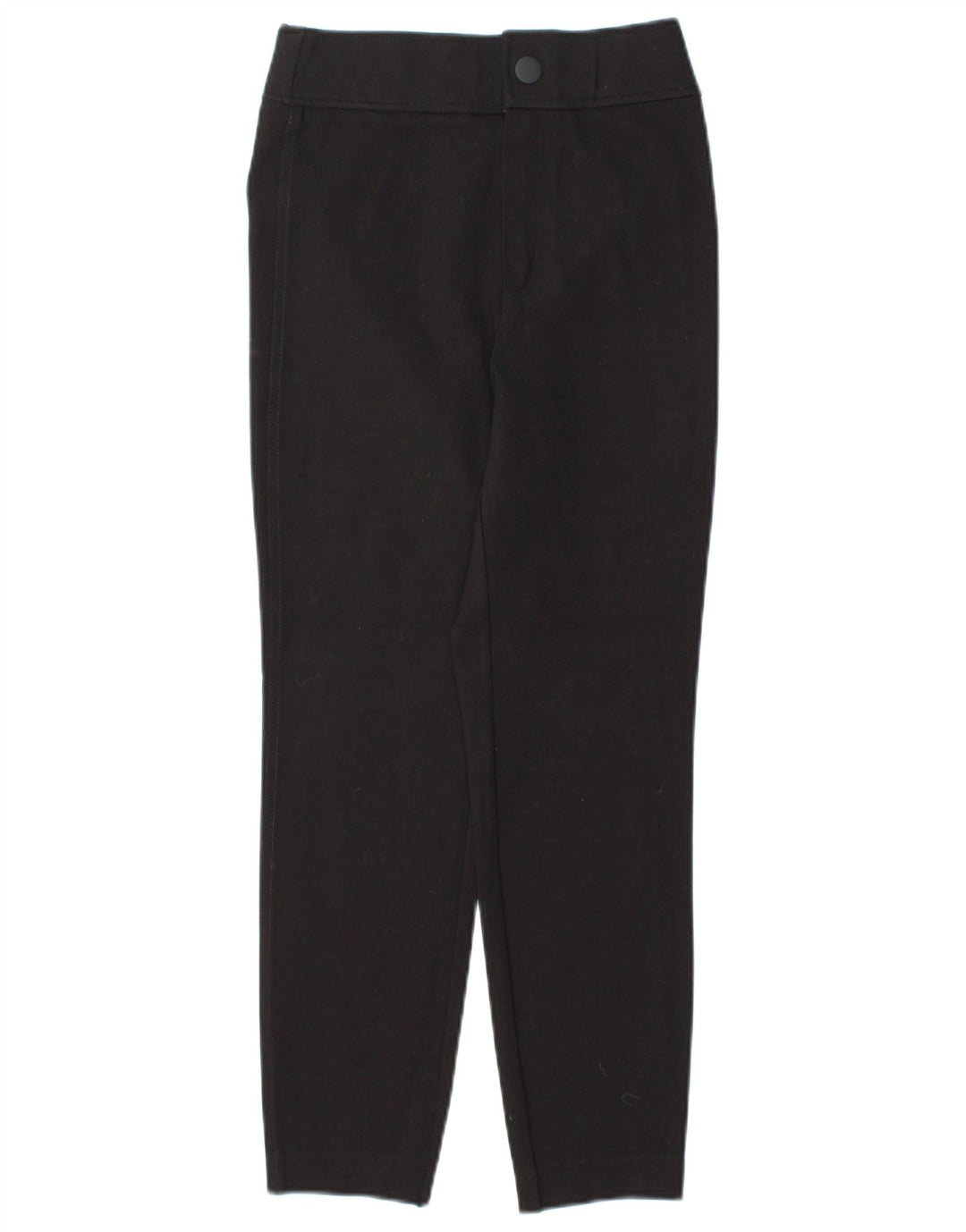 ZARA Γυναικείο Skinny Cropped Παντελόνι Small W26 L25 Black