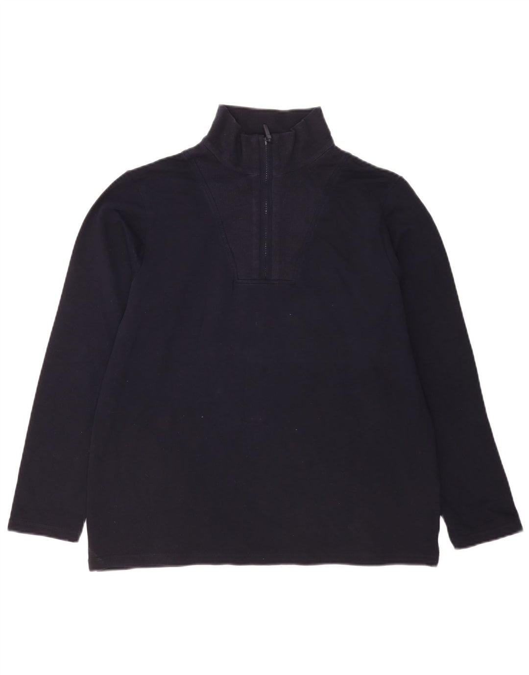 Marks & Spencer Γυναικεία φούτερ με φερμουάρ Jumper UK 14 Medium Navy Blue