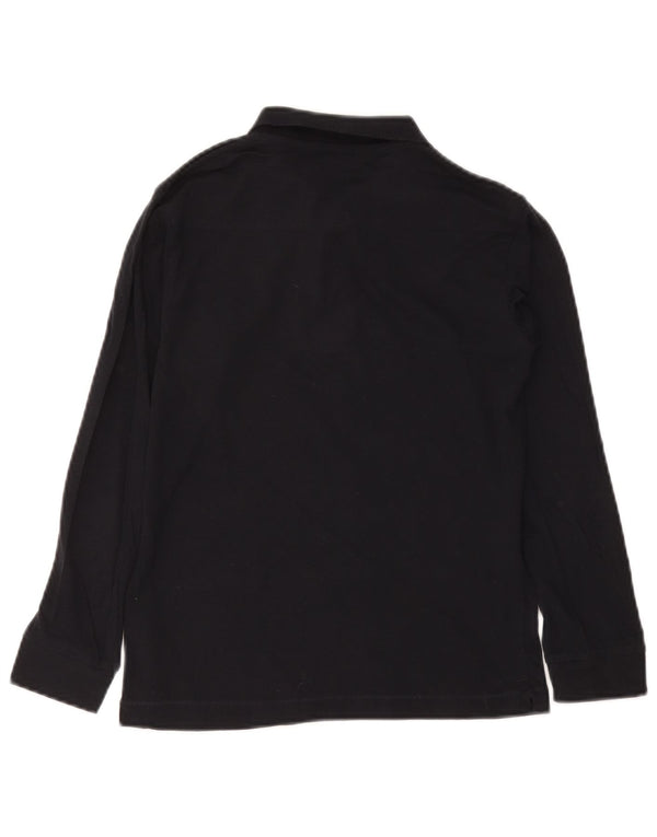 French Connection Boys Long Sleeve Polo Shirt 11-12 Years Navy Blue Cotton