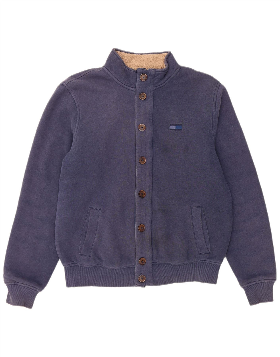 Tommy Hilfiger Ανδρική φόρμα φόρμας Sherpa Top Jacket μεγάλο μπλε βαμβακερό