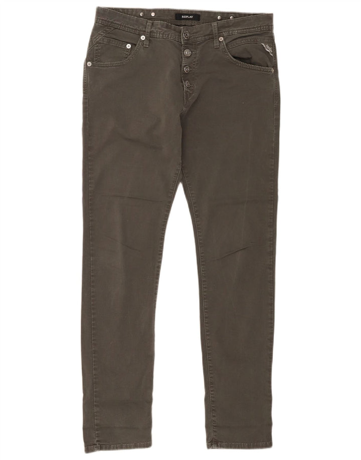 Replay Γυναικείο Slim Jeans W32 L29 Γκρι
