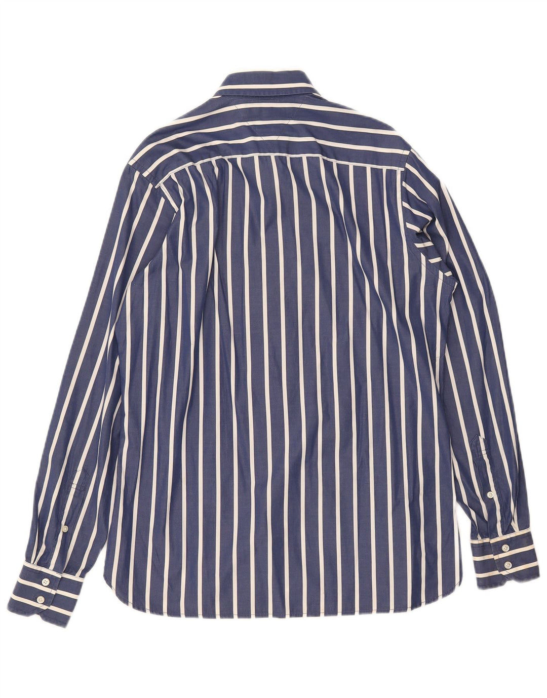 TOMMY HILFIGER Ανδρικό πουκάμισο Small Navy Blue Pinstripe Cotton 80s