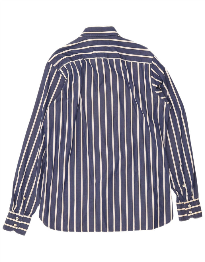 TOMMY HILFIGER Ανδρικό πουκάμισο Small Navy Blue Pinstripe Cotton 80s