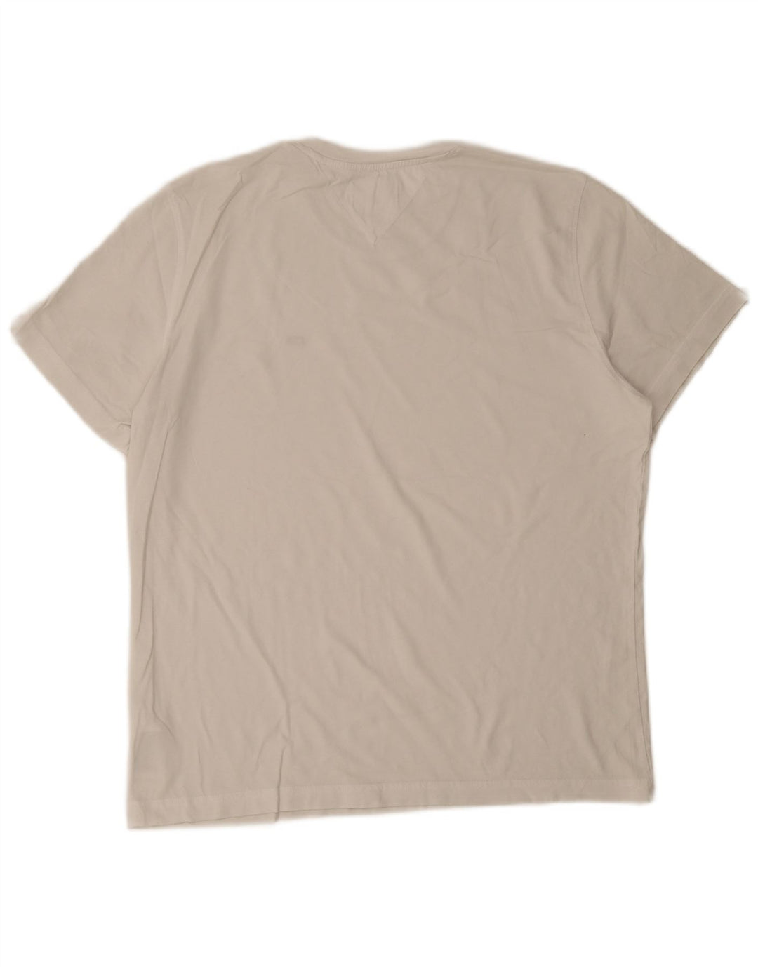 TOMMY HILFIGER Ανδρικό T-Shirt Top μεγάλο λευκό βαμβακερό