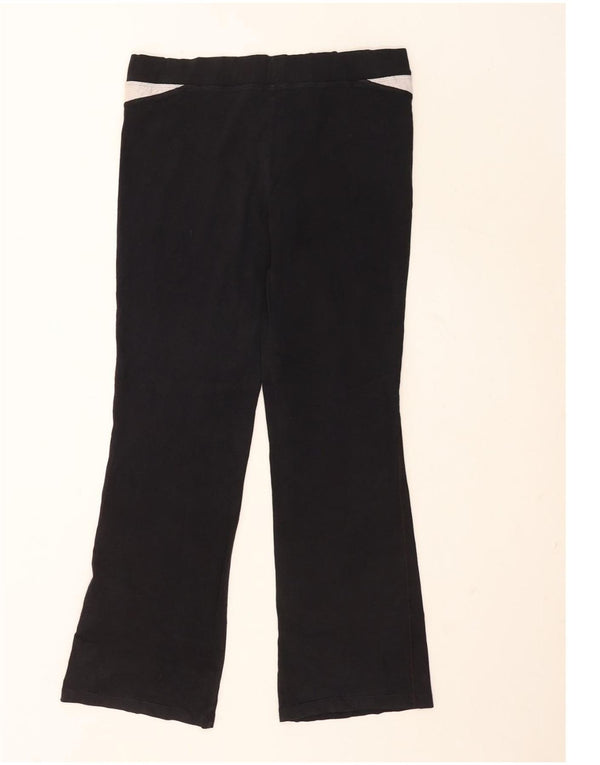 Fila Γυναικεία φόρμα Flare Παντελόνι UK 12 Medium Black Cotton Sports