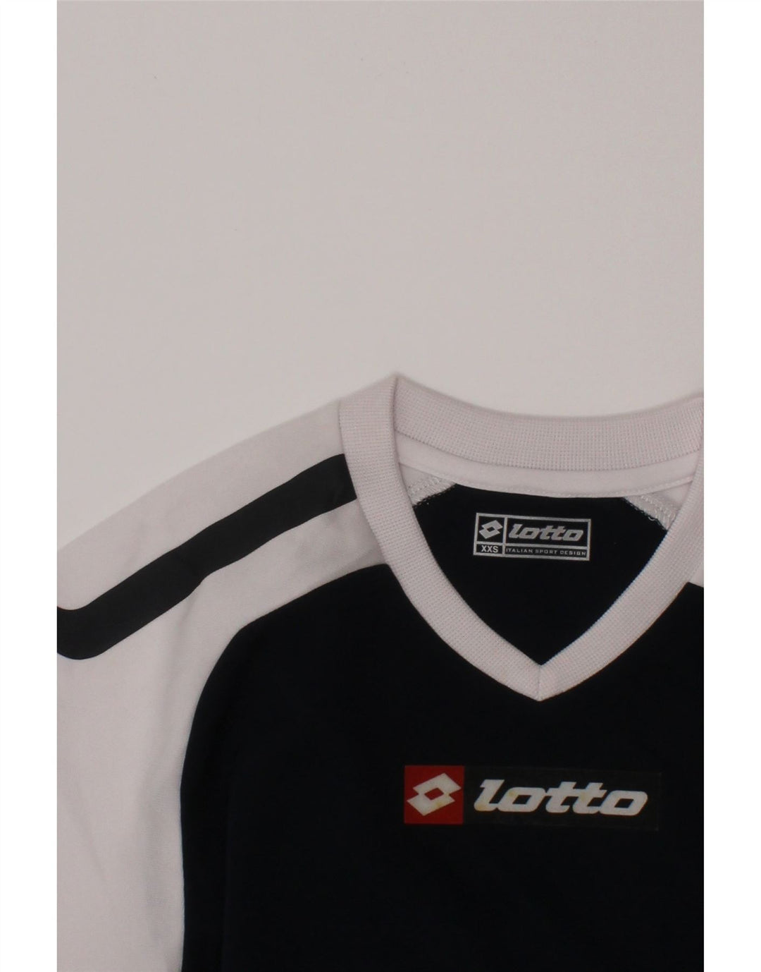 Γραφικό μπλουζάκι LOTTO Boys Top 5-6 ετών 2XS Navy Blue Colorblock