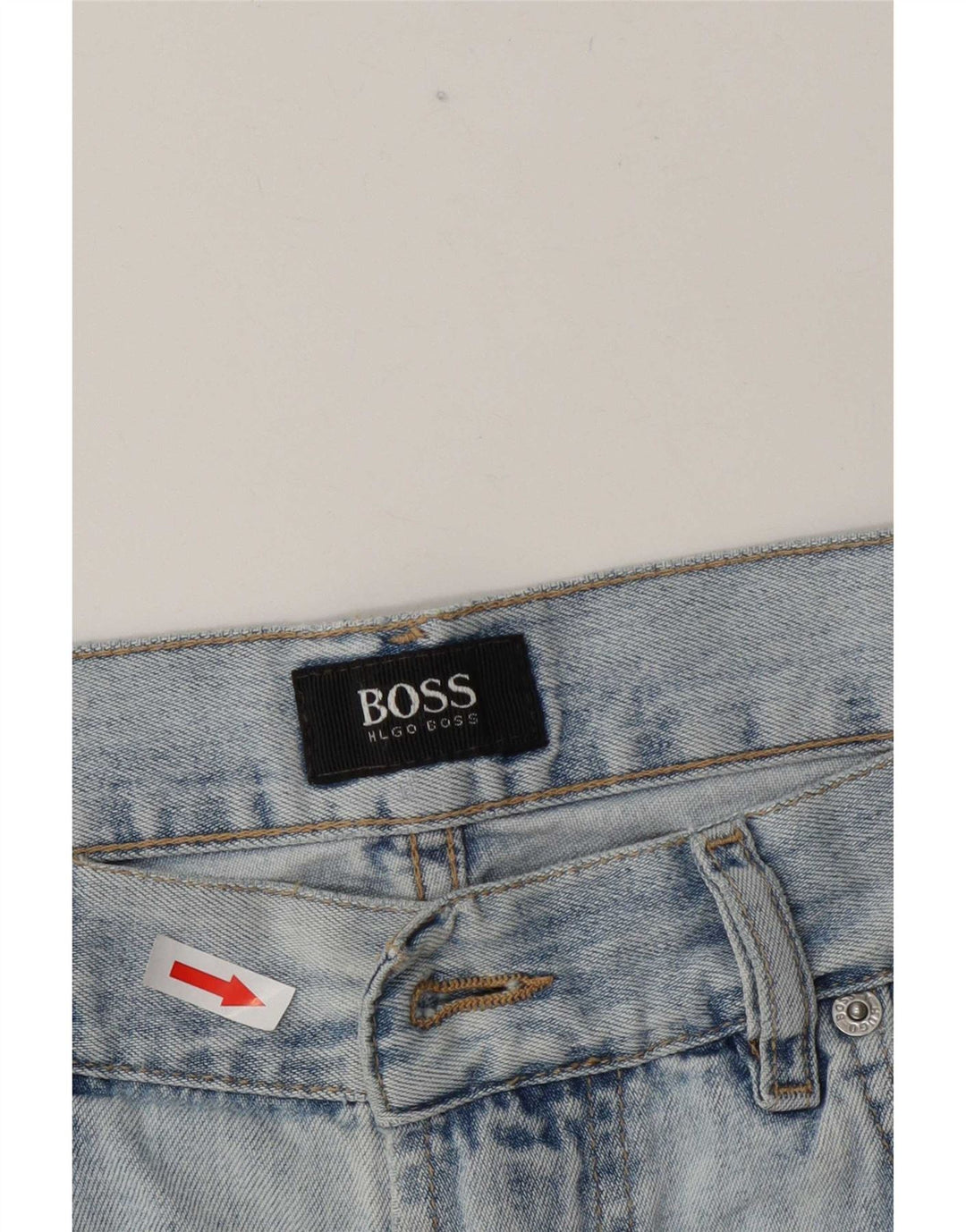 Ανδρικό τζιν σορτς Hugo Boss W35 μεγάλο μπλε
