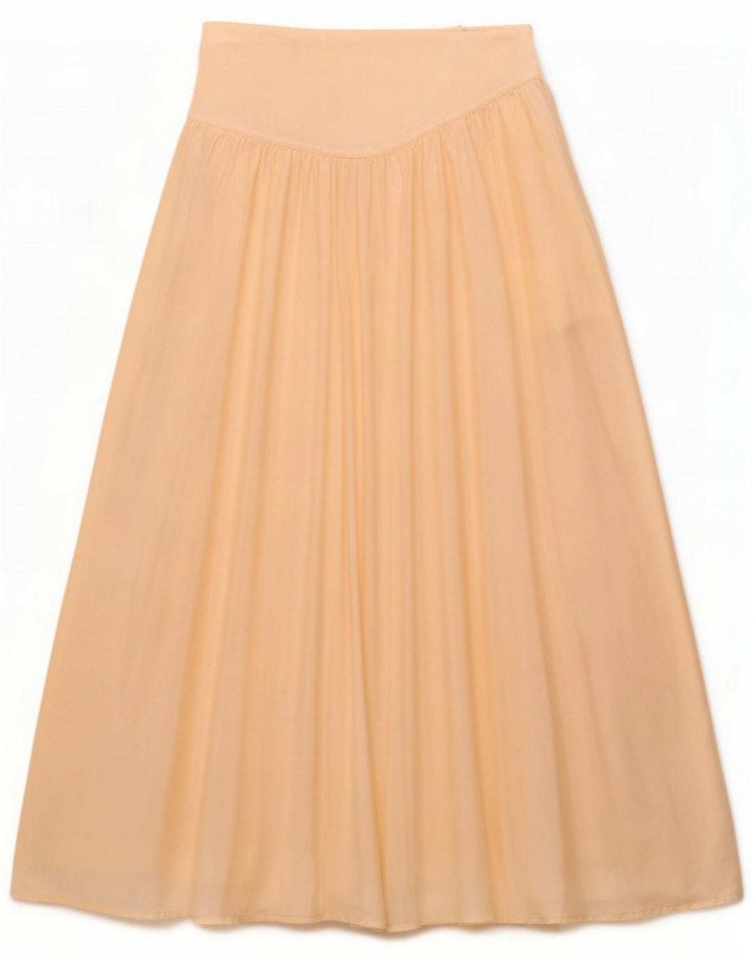 Byblos γυναικεία πλισέ φούστα US 8 Medium W26 Beige Silk