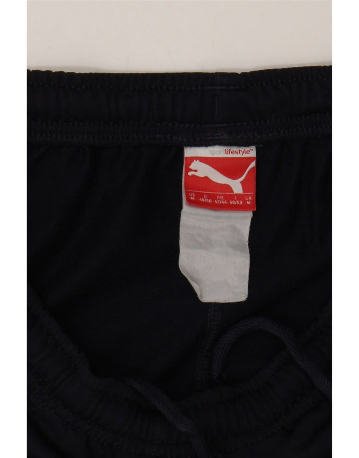 PUMA Mens Tracksuit Trousers Joggers Medium  Navy Blue Vintage Puma and Second-Hand Puma from Messina Hembry 